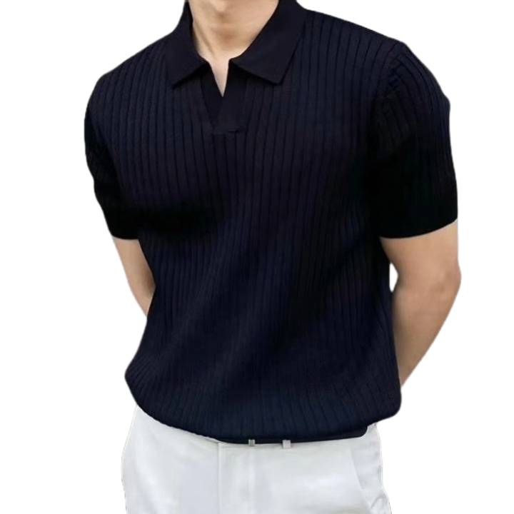 Premium Ribbed Polo Shirt