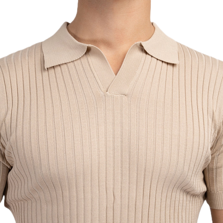 Premium Ribbed Polo Shirt