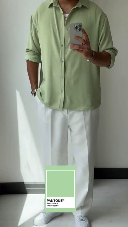 Essential Shirt & Tapered Trouser Set